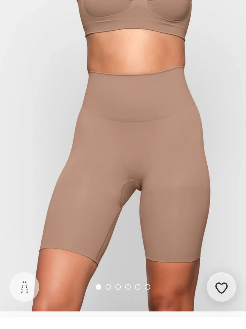 NWT SKIMS Butt Lifting Short in Sienna - Picture 3 of 9